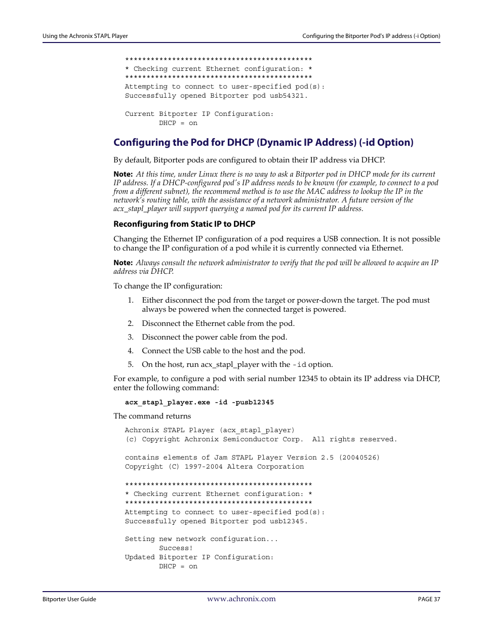 Achronix Bitporter User Manual | Page 43 / 50
