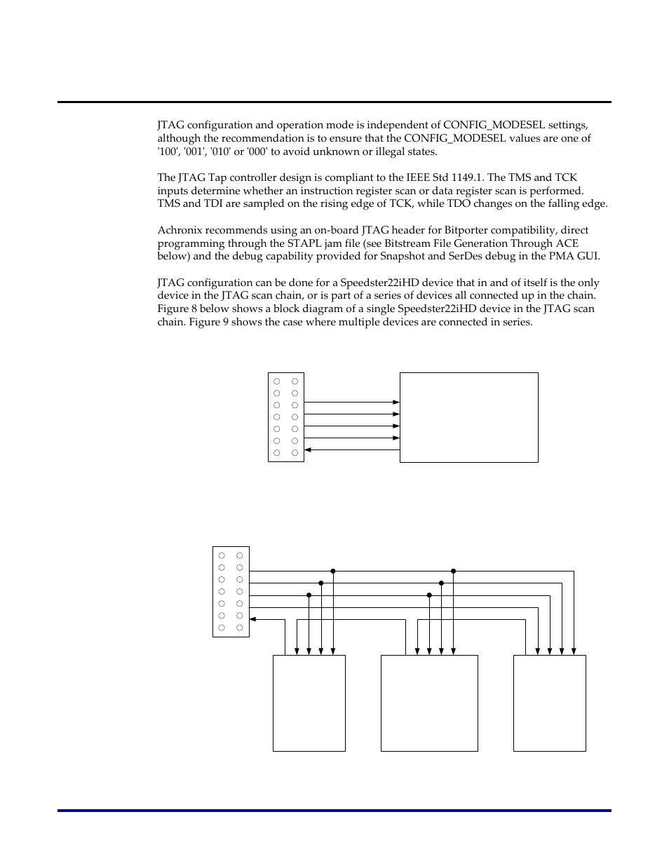 Jtag | Achronix Speedster22i Configuration User Manual | Page 13 / 20