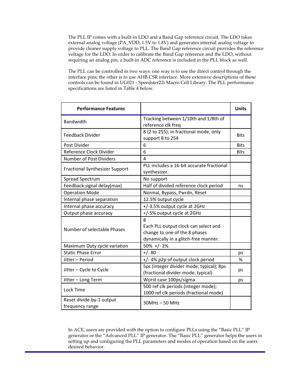 Achronix Speedster22i Clock and Reset Networks User Manual | Page 13 / 28
