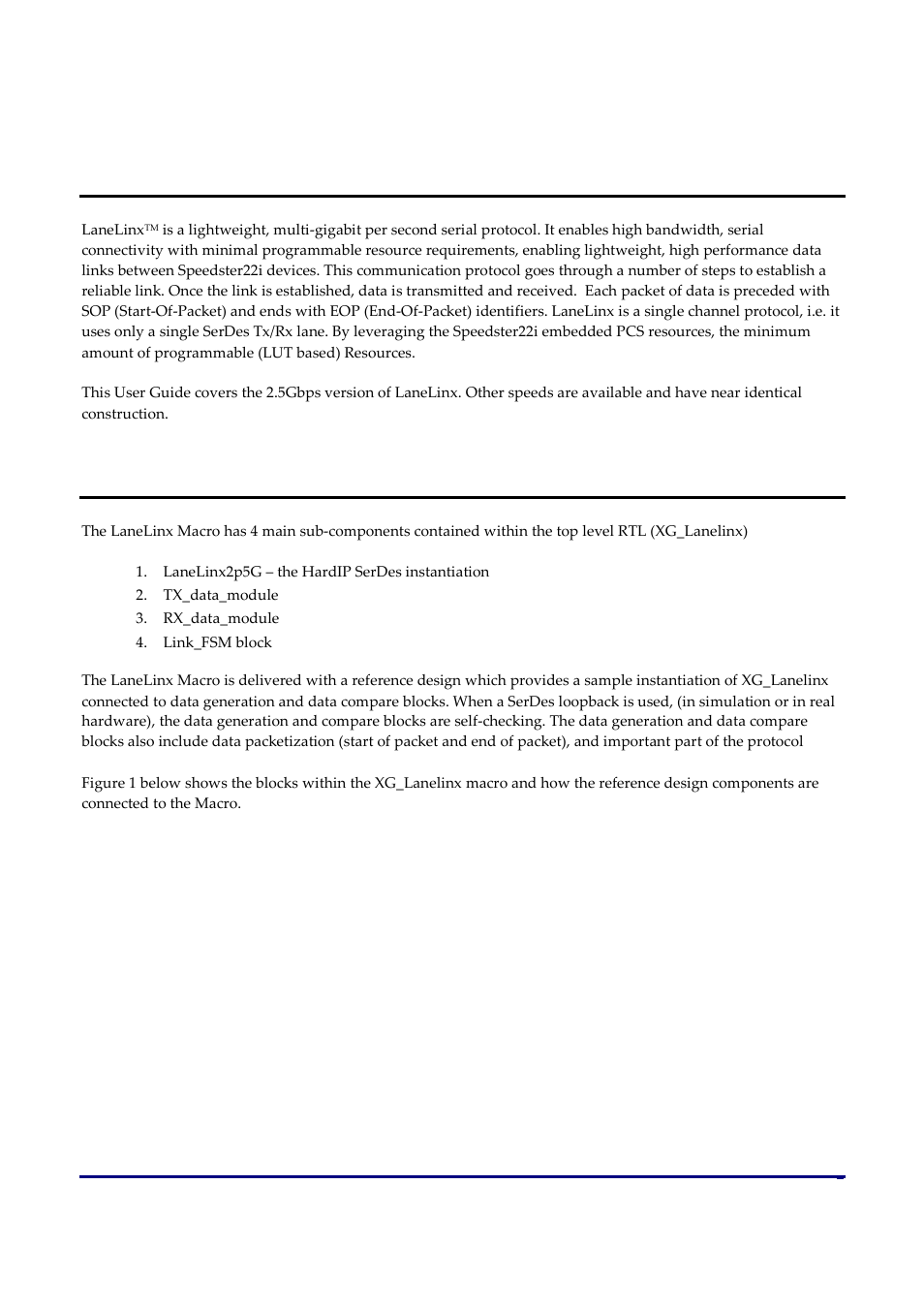 Introduction, Lanelinx overview | Achronix Speedster22i LaneLinx User Manual | Page 3 / 9