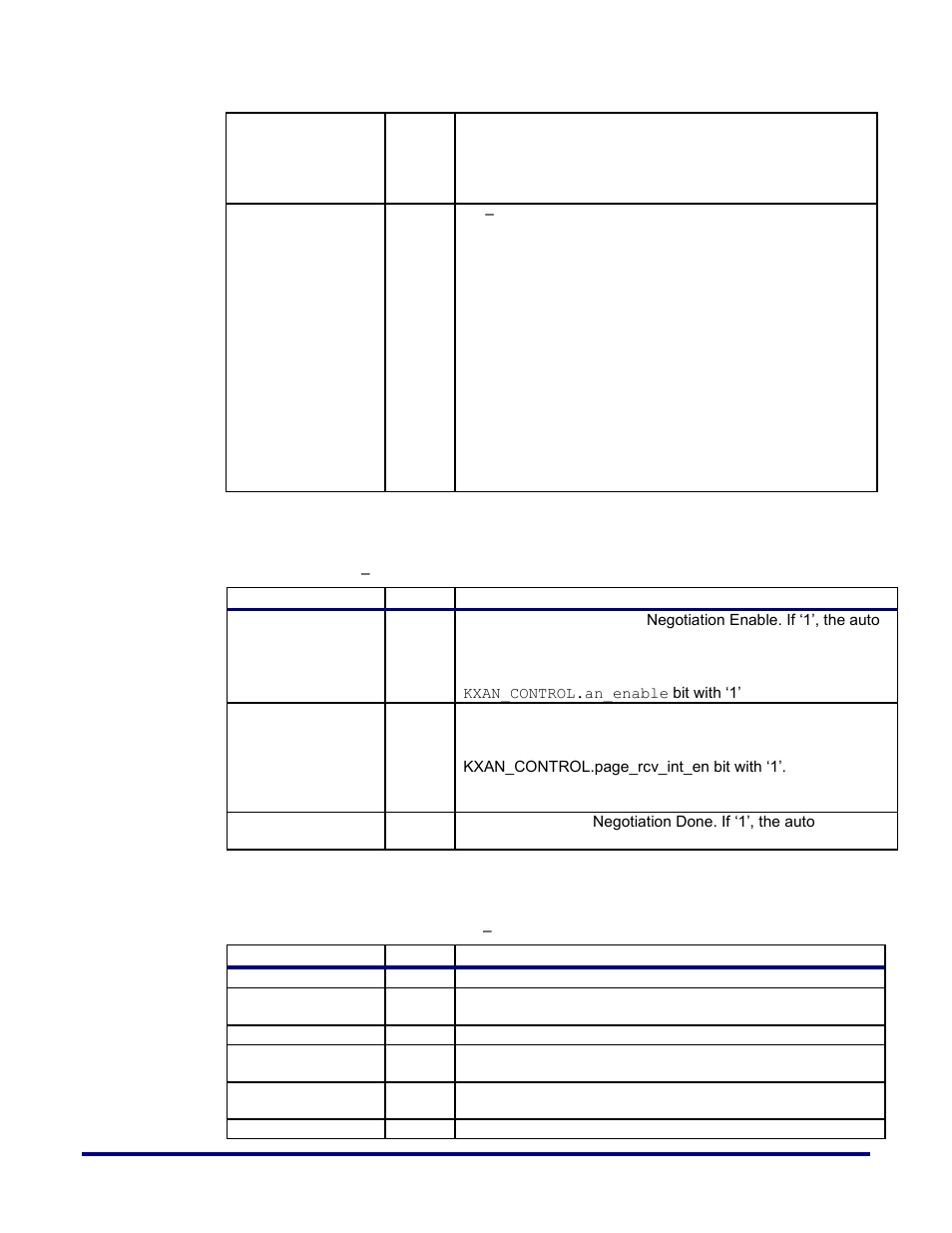 Auto-negotiation control and status, Serial bus interface | Achronix Speedster22i 10G/40G/100G Ethernet User Manual | Page 18 / 108