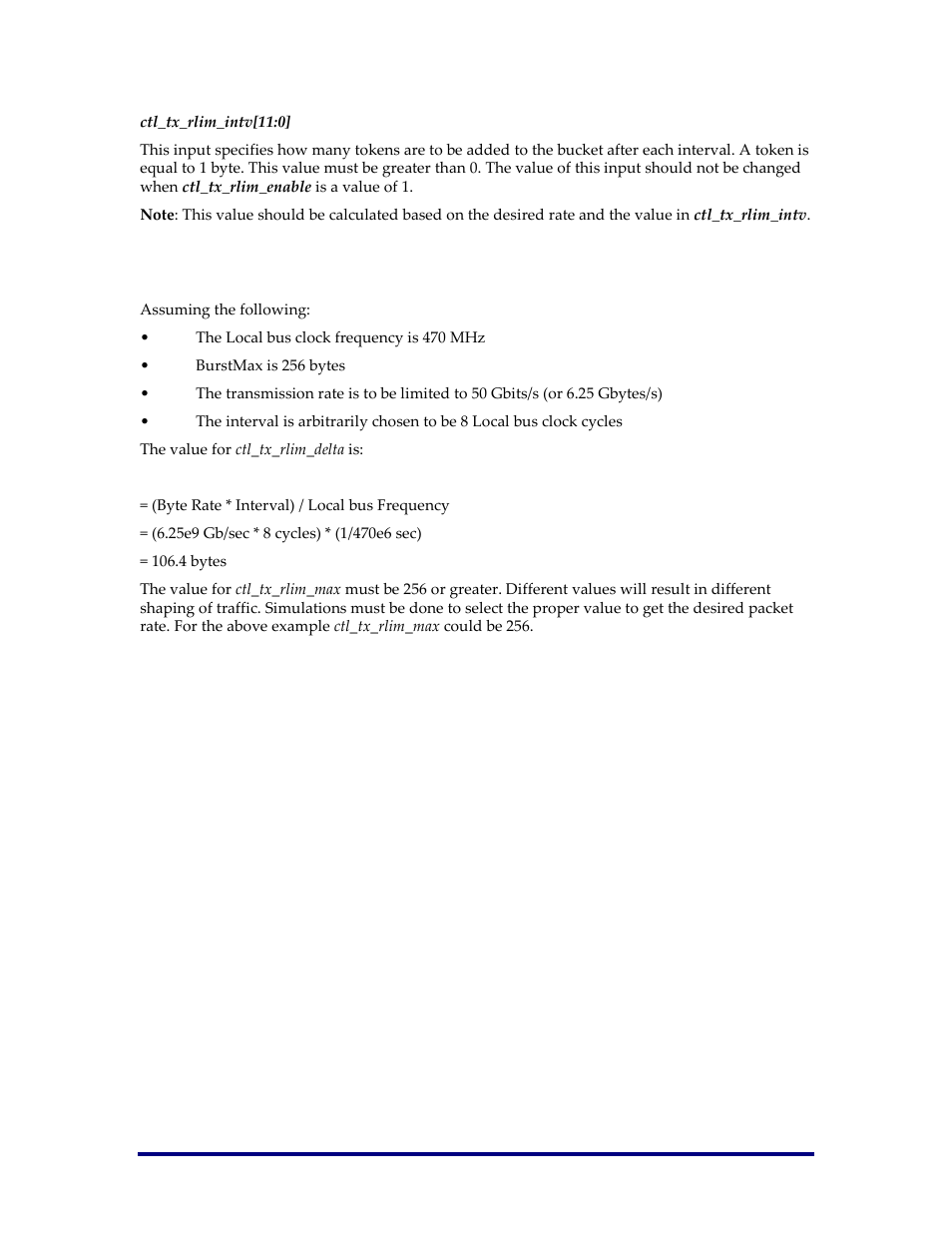 Example: programming the rate limiter | Achronix Speedster22i Interlaken User Manual | Page 49 / 51