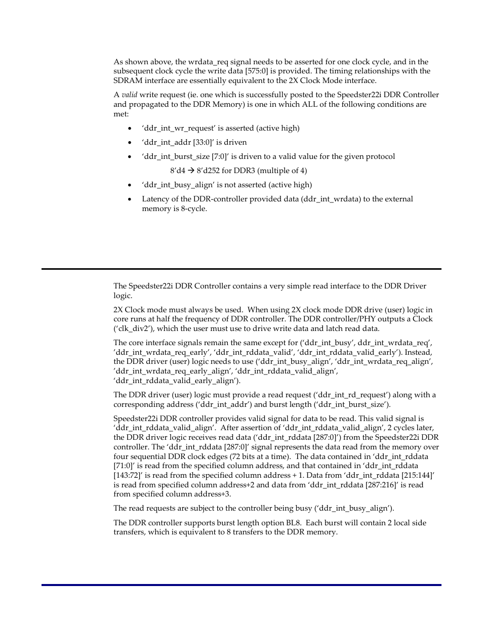 Read interface details | Achronix Speedster22i DDR User Manual | Page 23 / 32