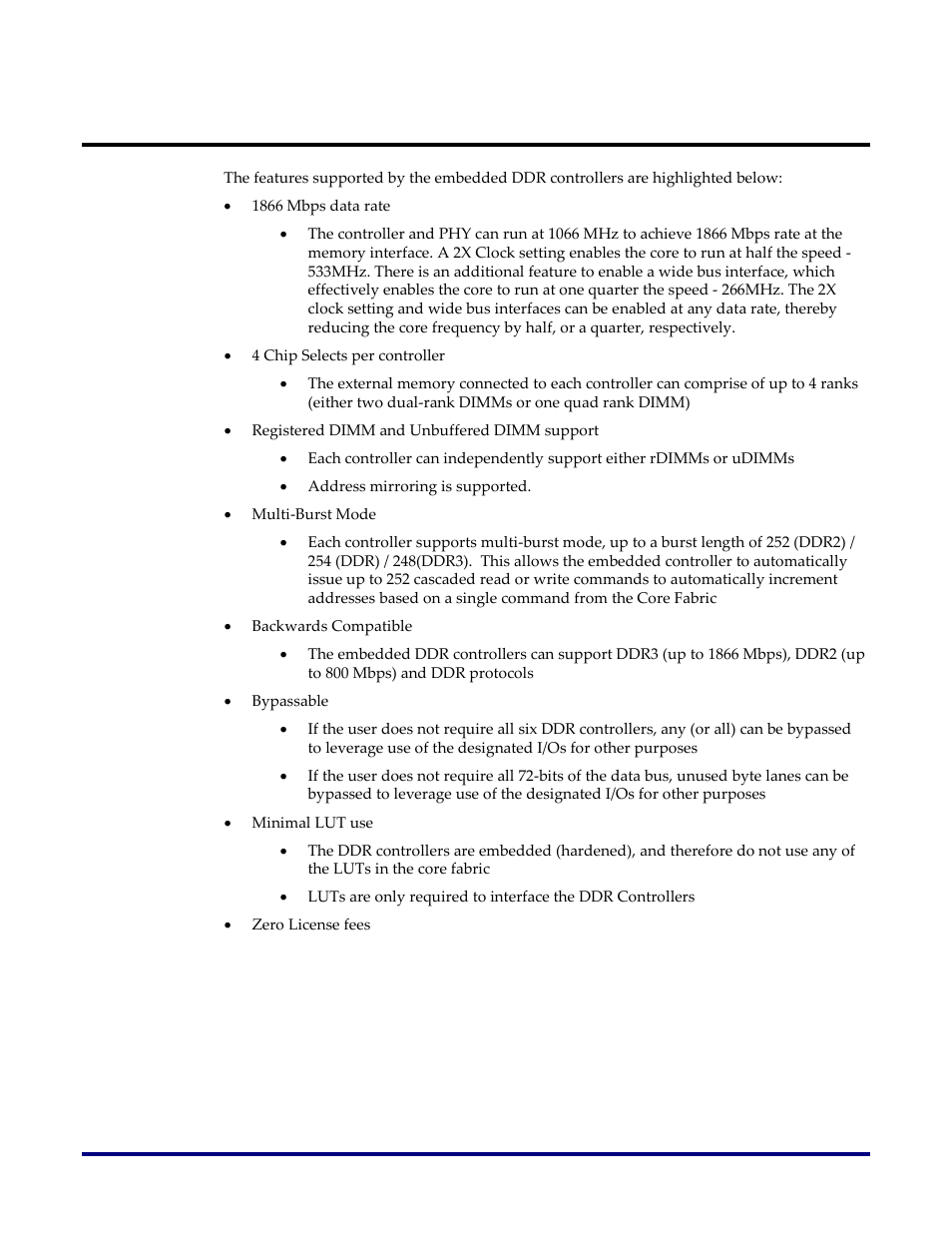 Features | Achronix Speedster22i DDR User Manual | Page 6 / 32