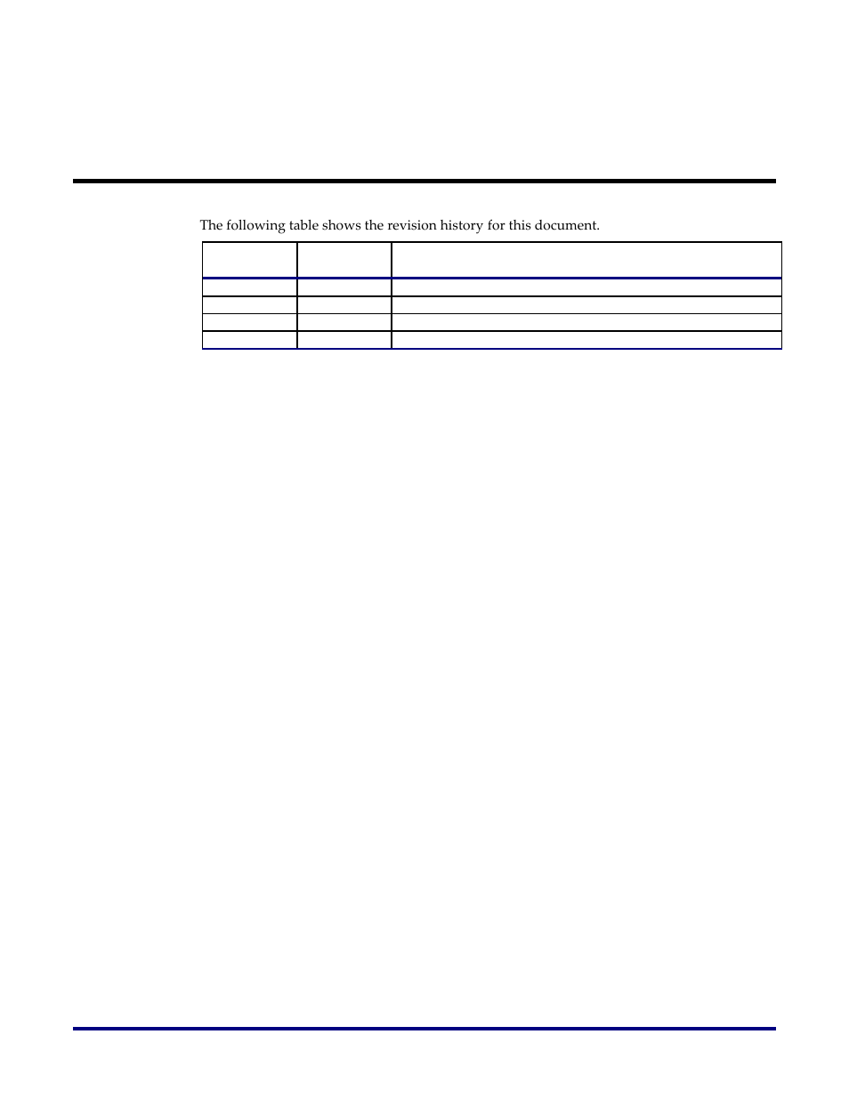Revision history | Achronix Speedster22i Memory PHY User Manual | Page 20 / 20