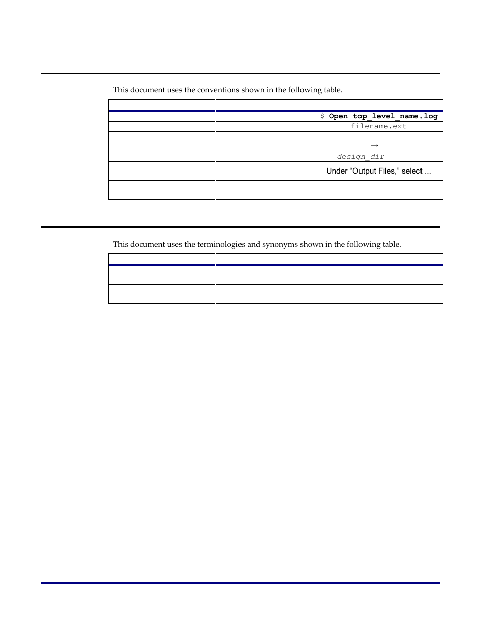 Conventions used in this guide, Terminologies used in this guide | Achronix Speedster22i sBus User Manual | Page 8 / 27