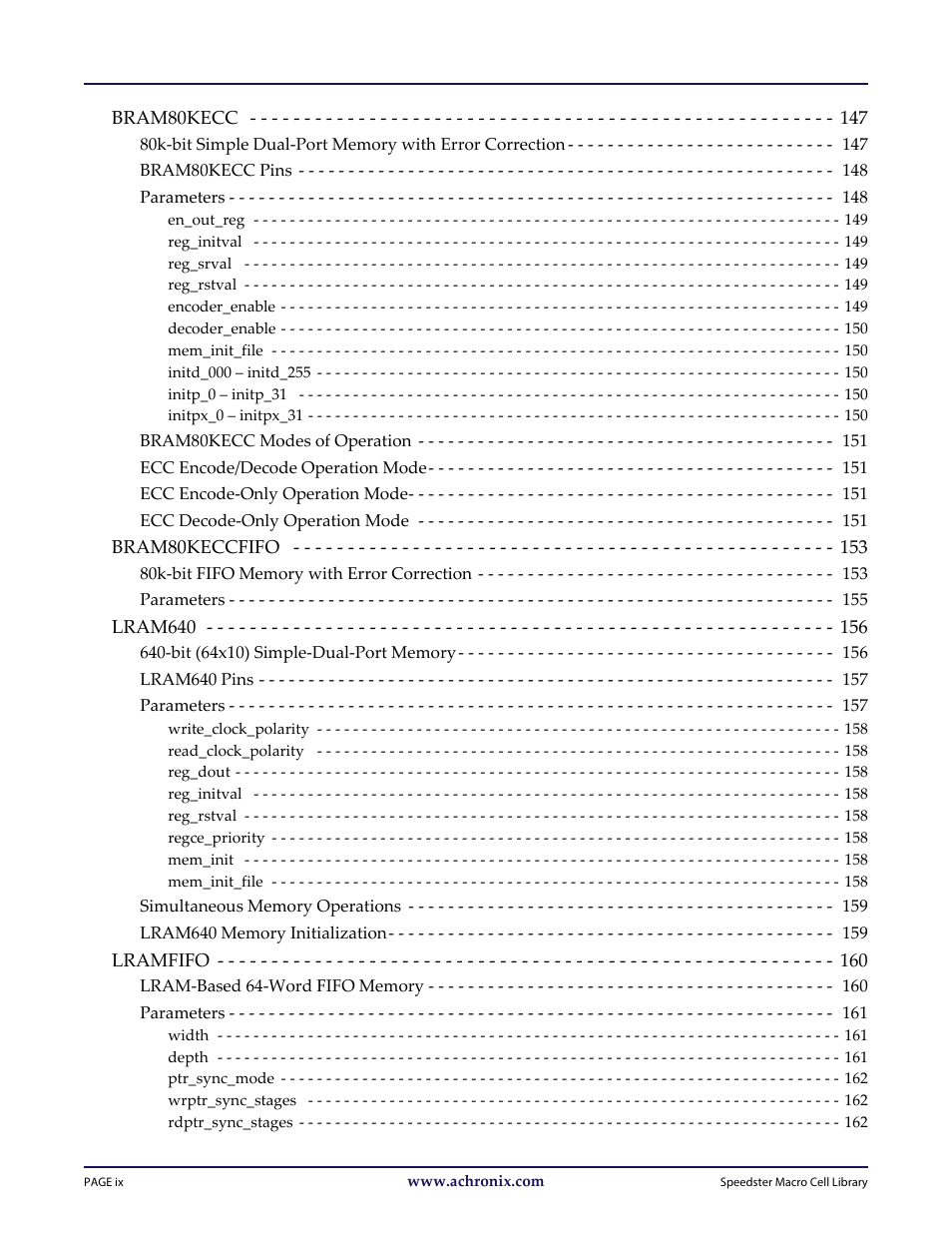 Achronix Speedster22i User Macro Guide User Manual | Page 10 / 224