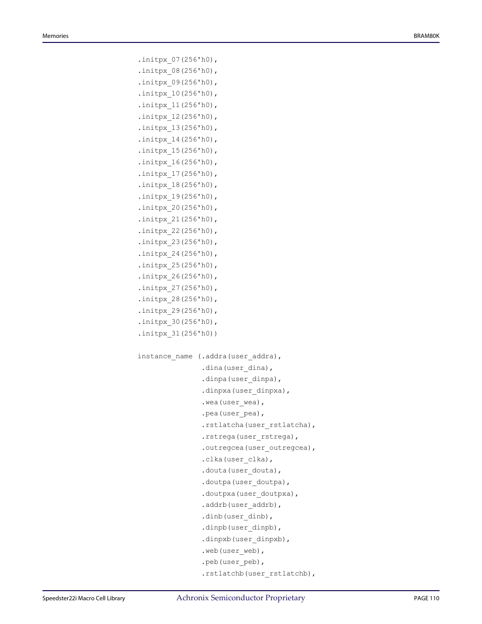 Achronix Speedster22i User Macro Guide User Manual | Page 127 / 224