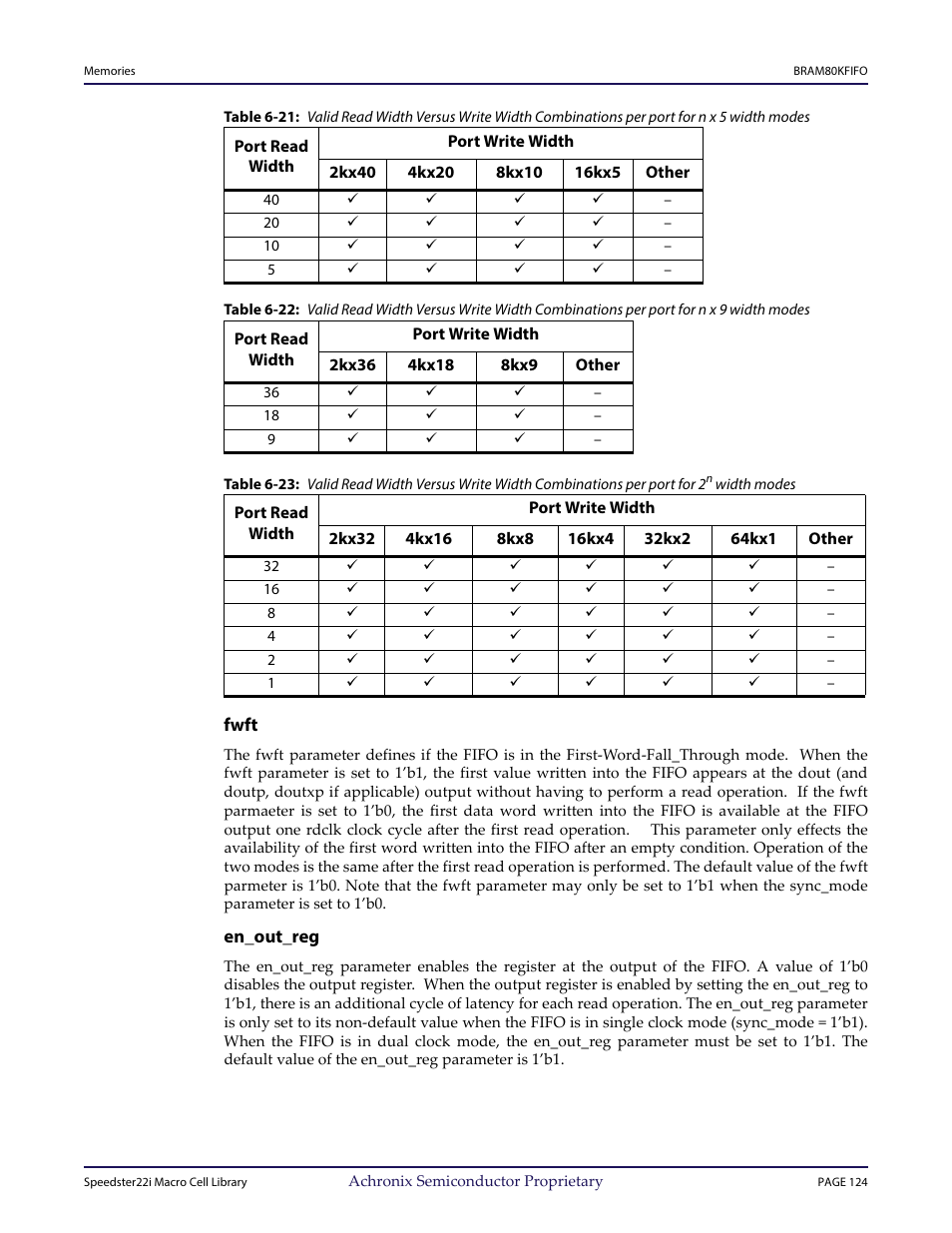 Heading3 - fwft, Heading3 - en_out_reg | Achronix Speedster22i User Macro Guide User Manual | Page 141 / 224
