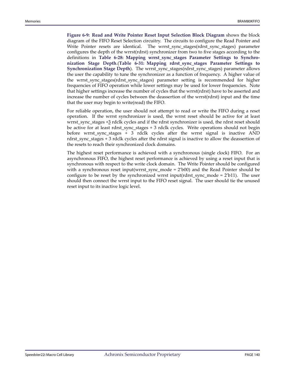 Achronix Speedster22i User Macro Guide User Manual | Page 157 / 224