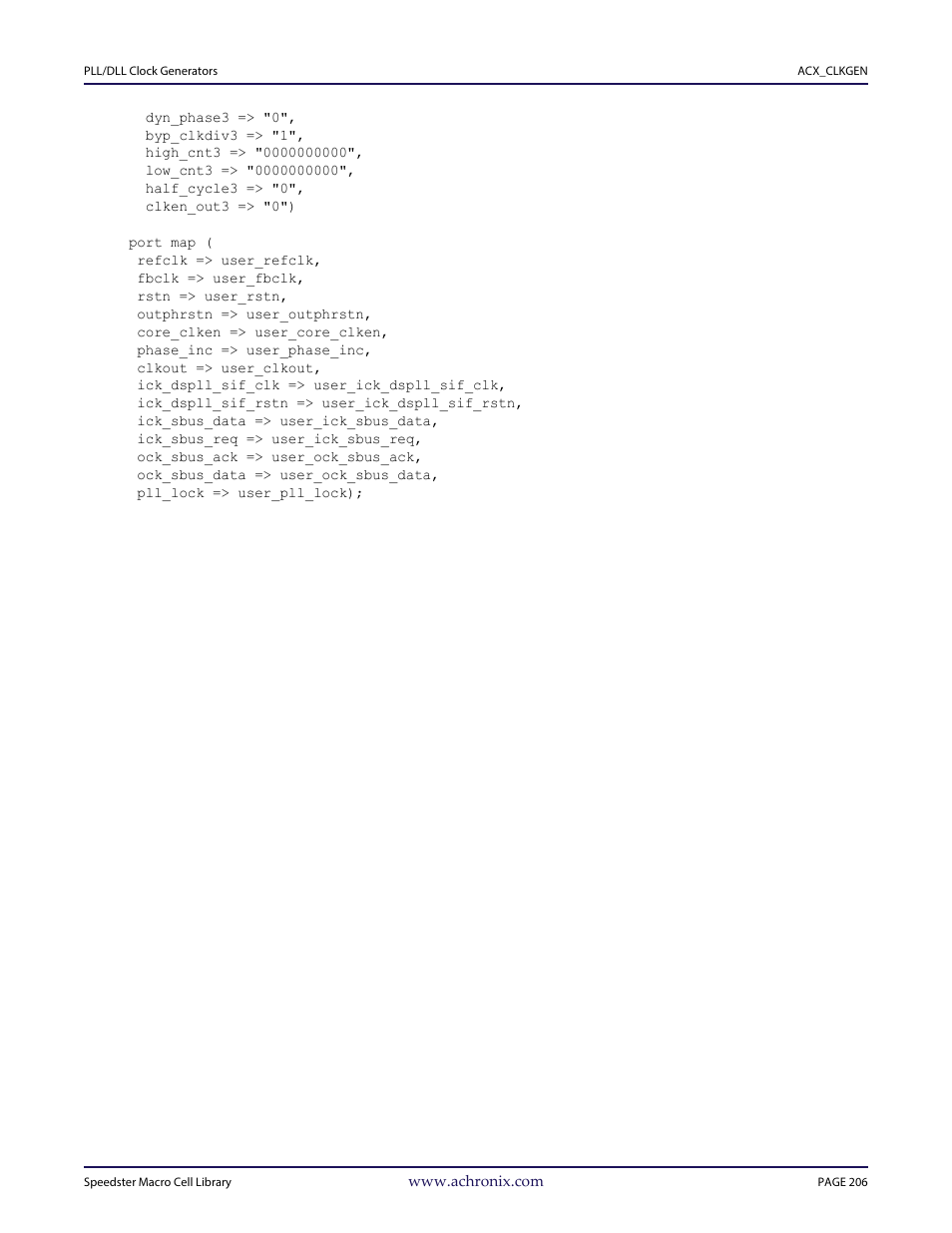 Achronix Speedster22i User Macro Guide User Manual | Page 223 / 224