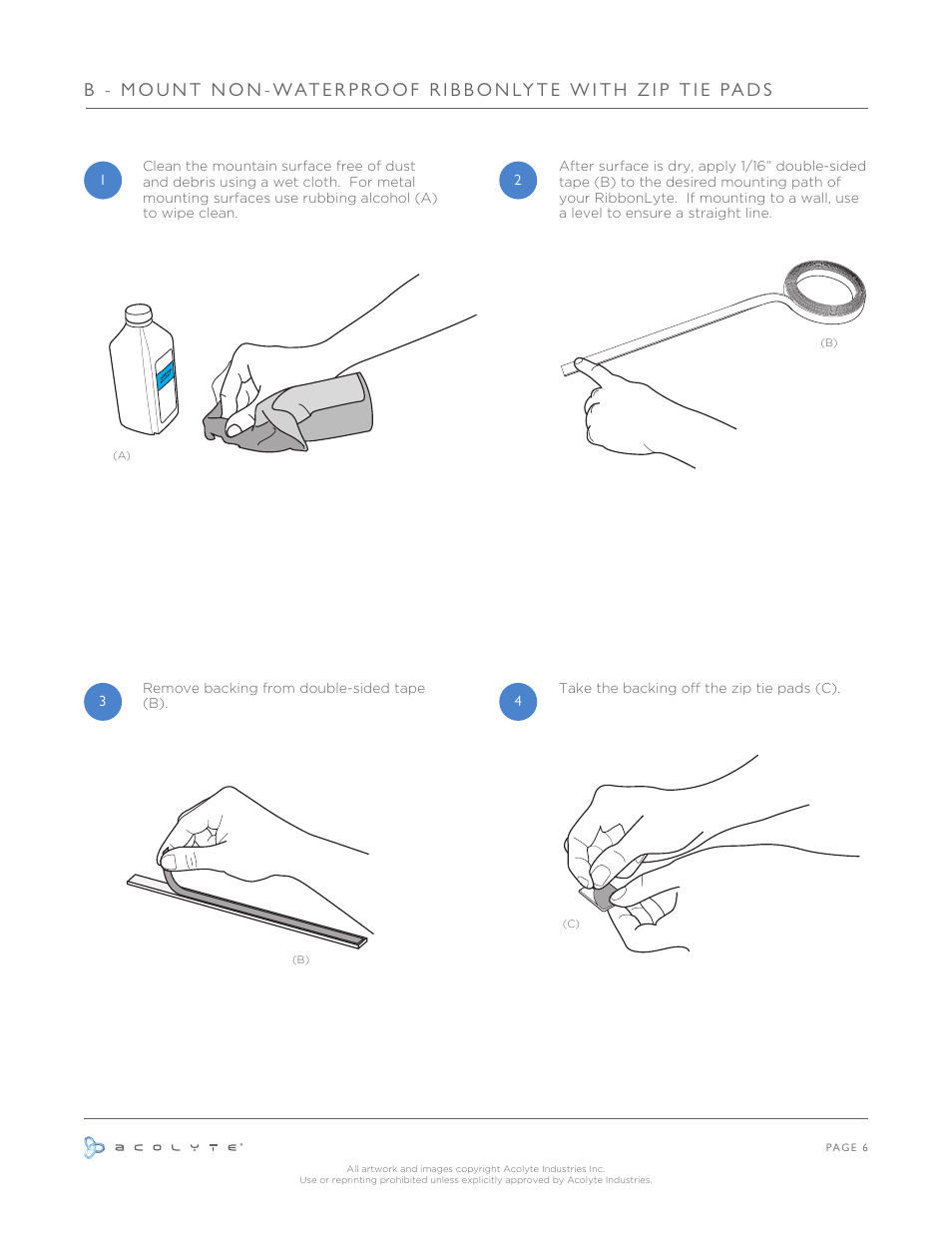 Acolyte RibbonLyte without Channel User Manual | Page 7 / 10