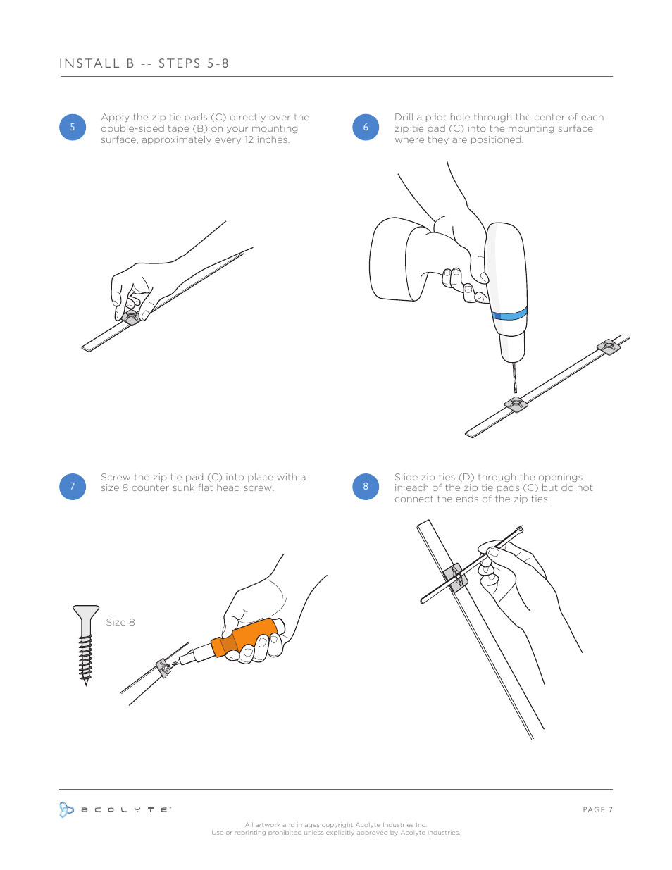 Acolyte RibbonLyte without Channel User Manual | Page 8 / 10