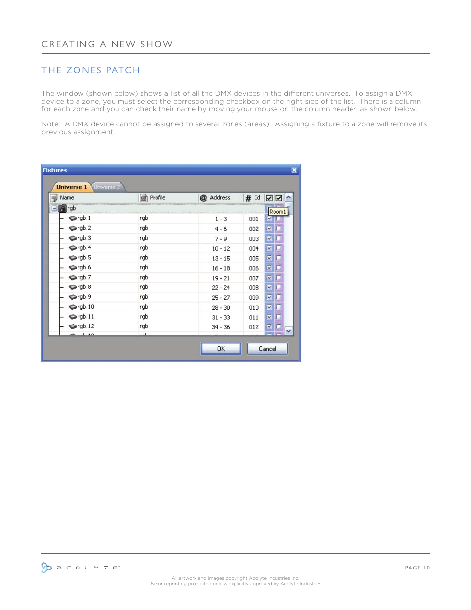 Acolyte DMX User Manual | Page 11 / 30