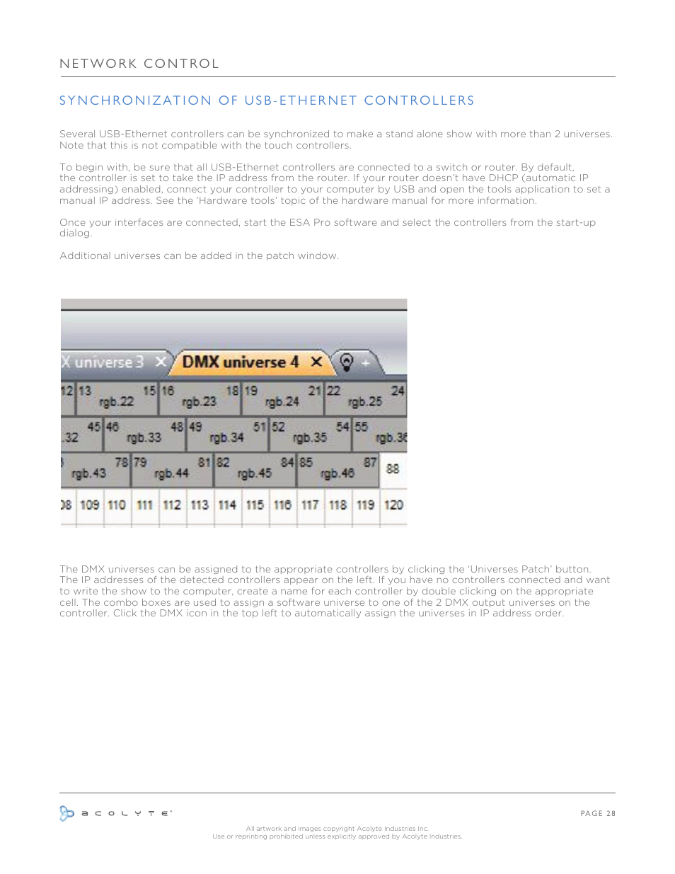 Acolyte DMX User Manual | Page 29 / 30