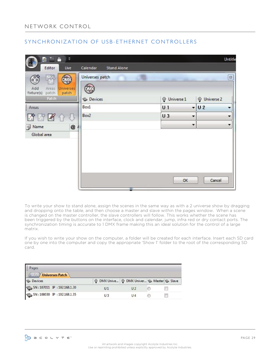 Acolyte DMX User Manual | Page 30 / 30