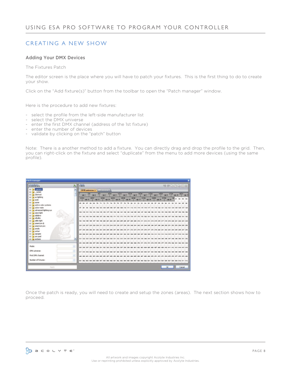 Acolyte DMX User Manual | Page 9 / 30