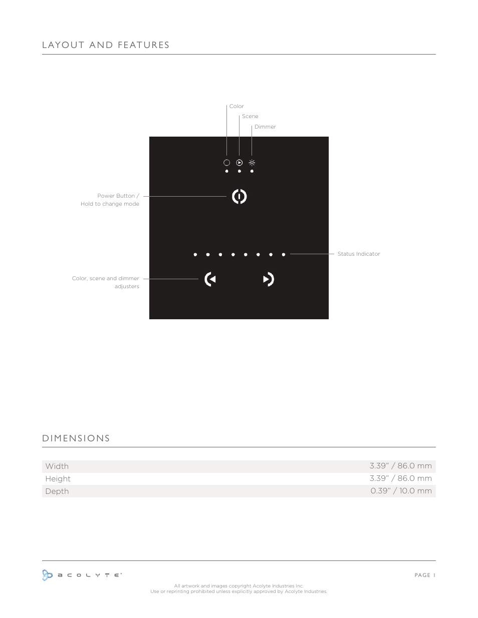 Acolyte DMX Mini User Manual | Page 2 / 5