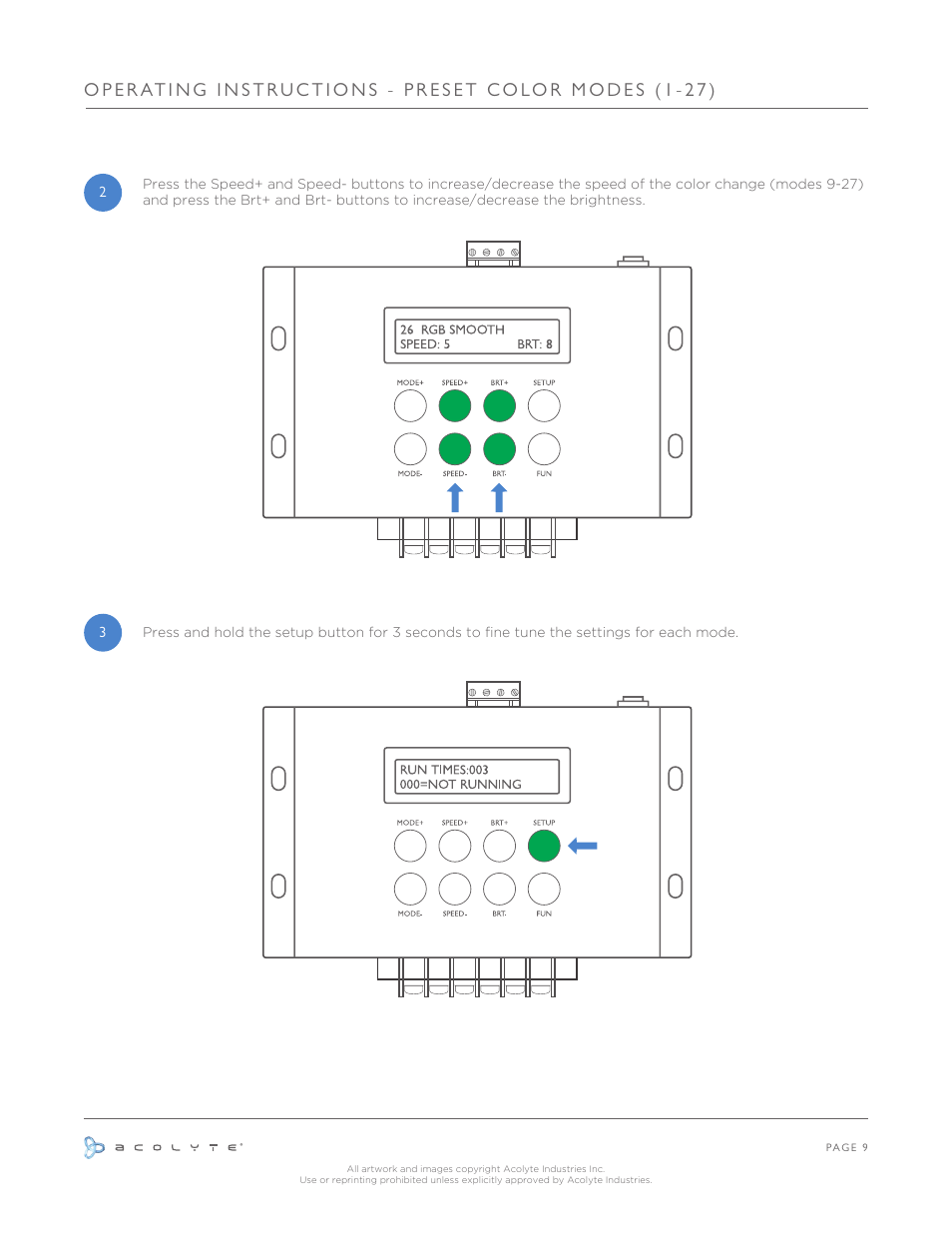 Acolyte DMX Advance User Manual | Page 10 / 13