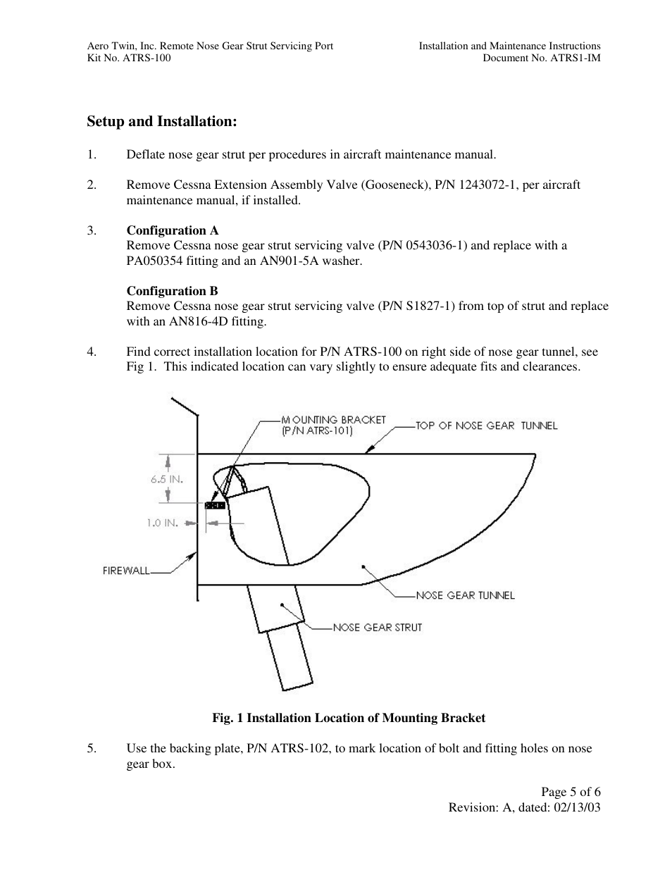 Aero Twin ATRS-100 User Manual | Page 5 / 6