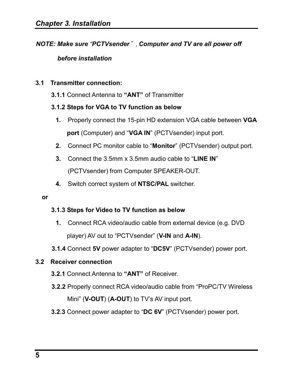 AItech ProPC/TV Wireless Mini User Manual | Page 8 / 15