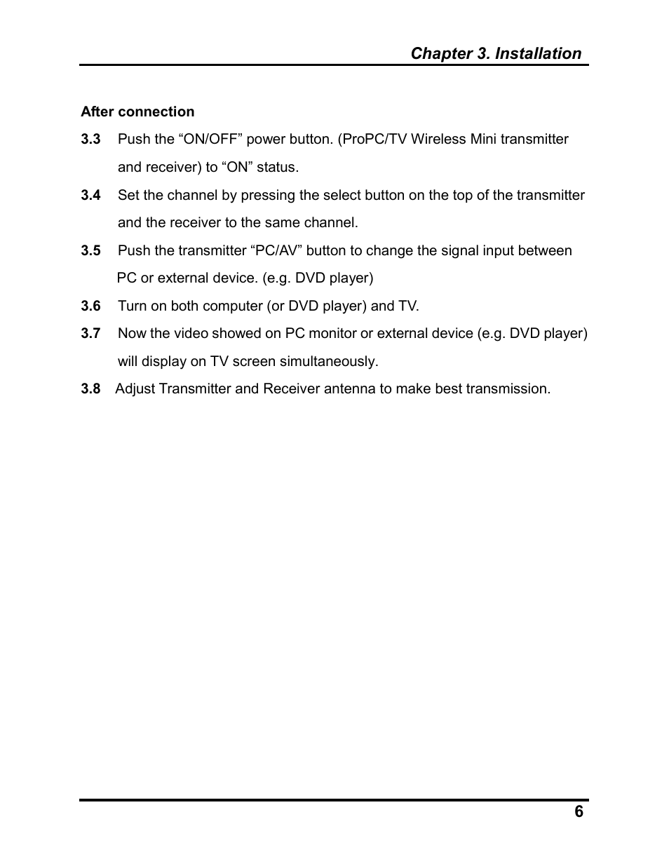 AItech ProPC/TV Wireless Mini User Manual | Page 9 / 15