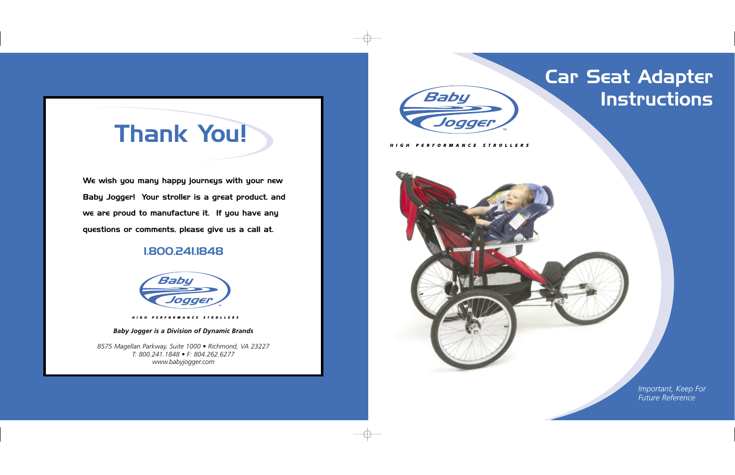 Baby Jogger Car Seat User Manual | 2 pages