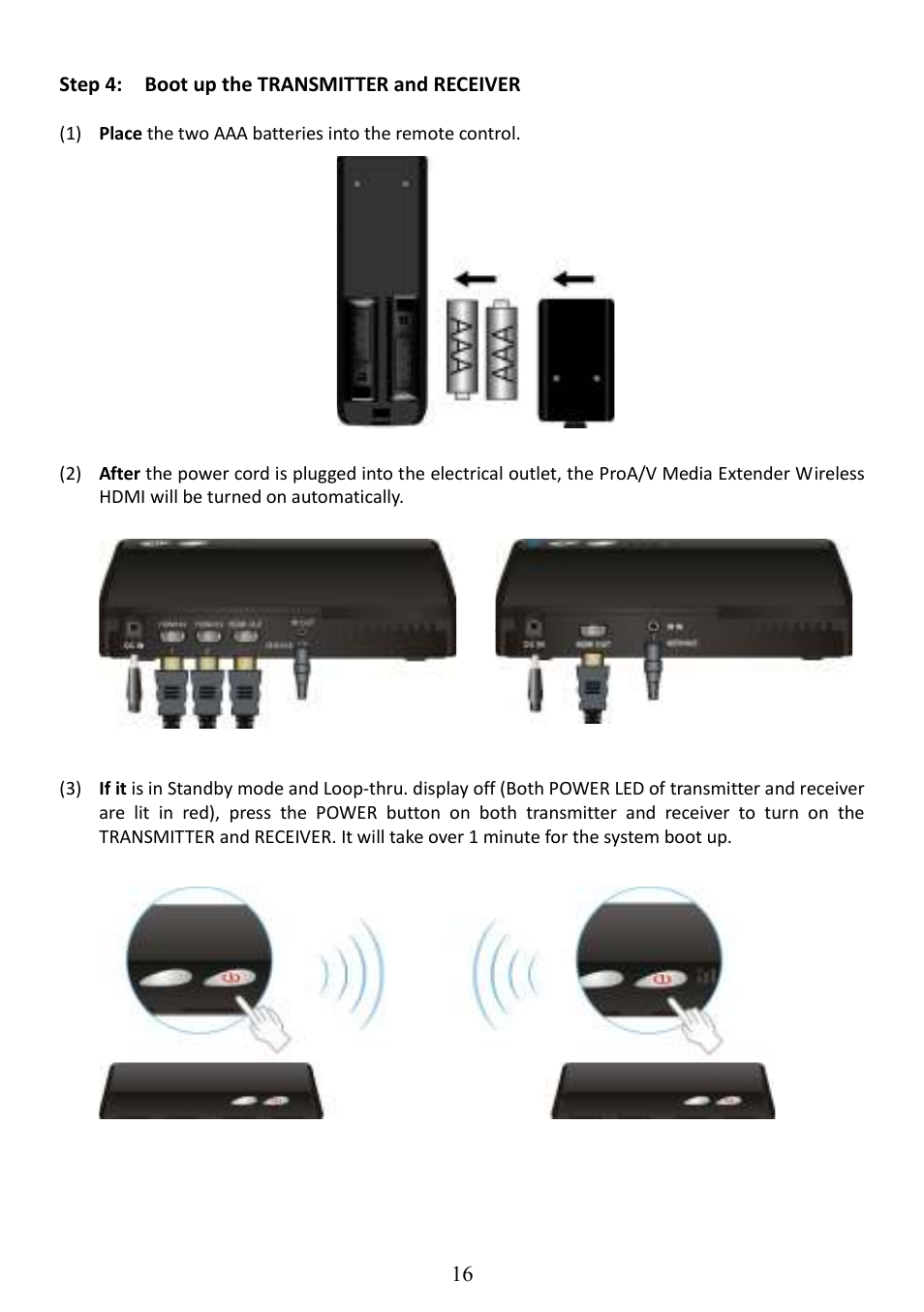 AItech ProA/V Media Extender - Wireless HDMI User Manual | Page 17 / 31