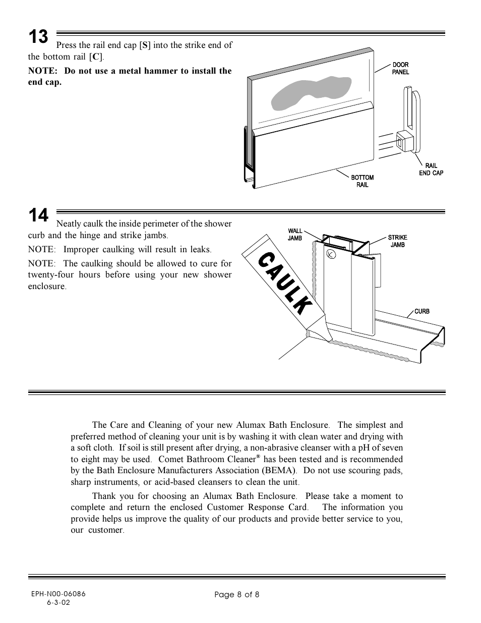 Alumax 300c User Manual | Page 9 / 9