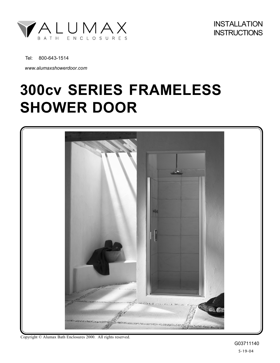 Alumax 300cv User Manual | 8 pages
