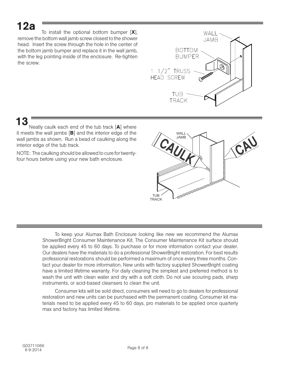 Alumax 350 User Manual | Page 9 / 9