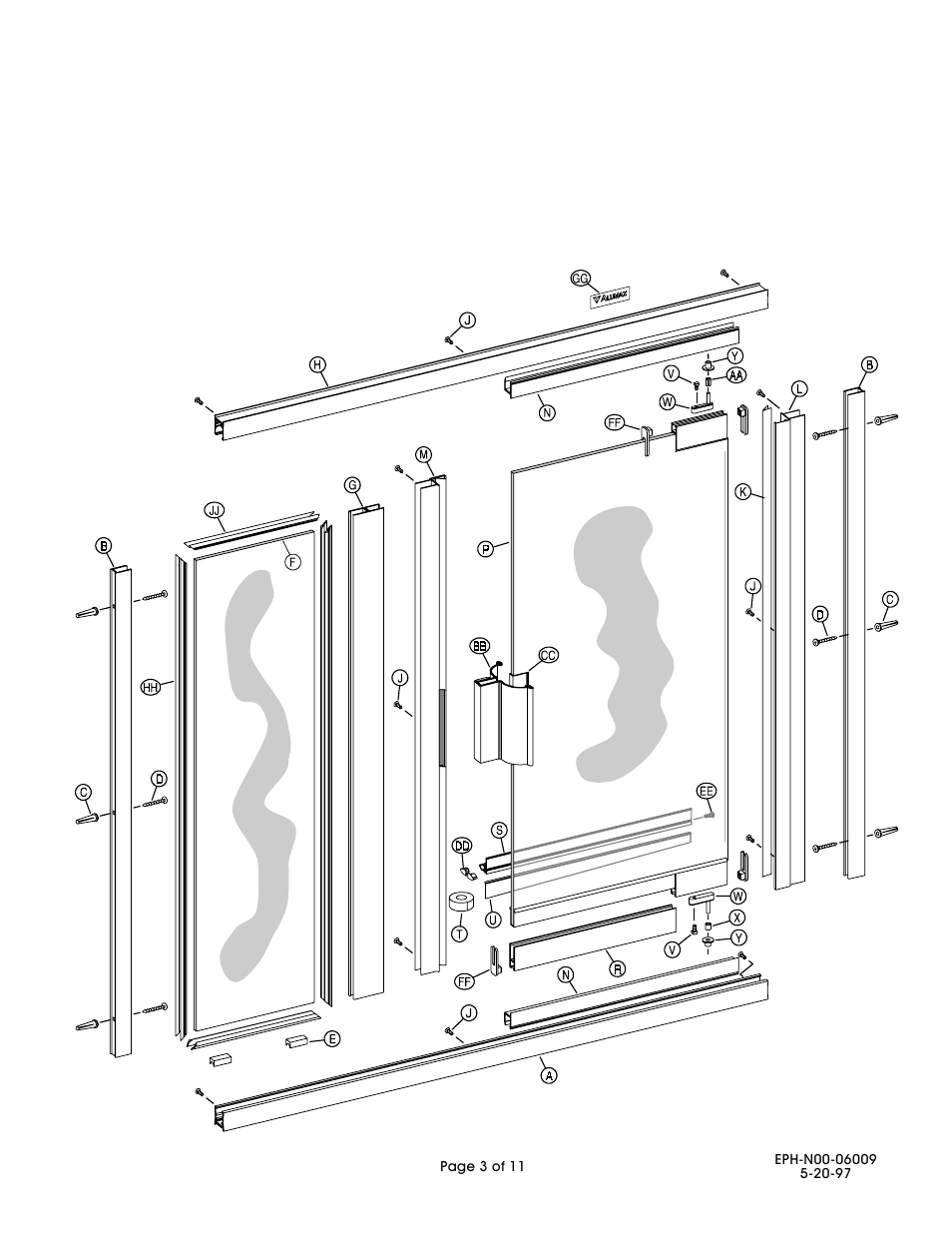 391 stikstall parts list | Alumax 391 User Manual | Page 4 / 12