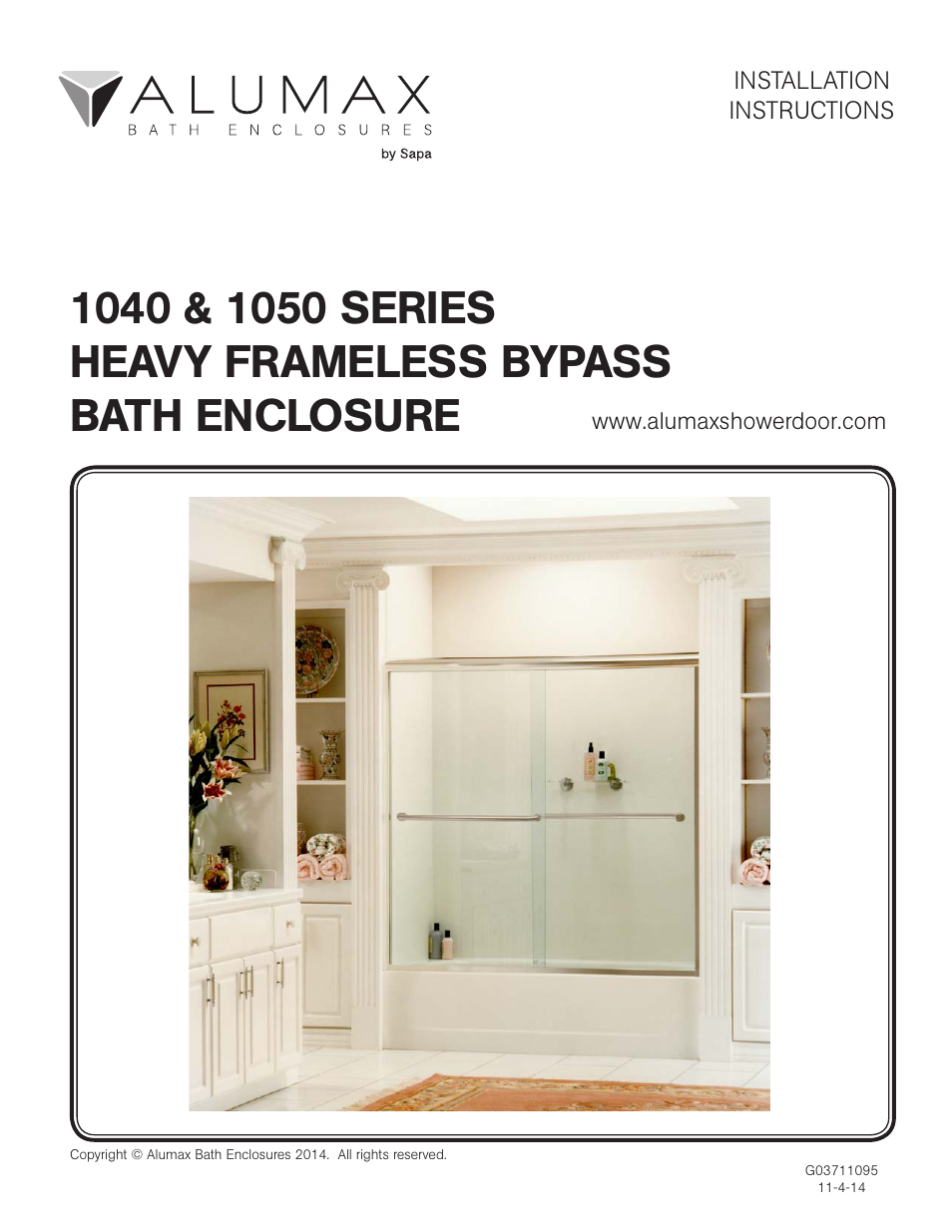 Alumax 1050 User Manual | 9 pages