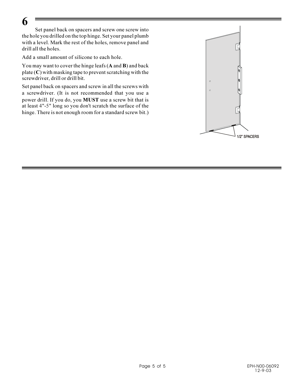 Alumax DesignLine Hinge User Manual | Page 5 / 5