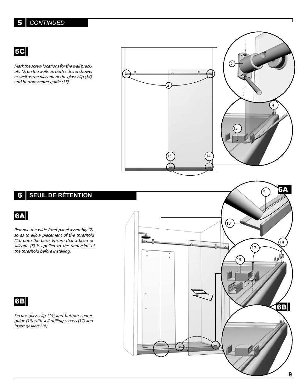 5c 6a 6b | Alumax P-DR1W-72 User Manual | Page 9 / 15