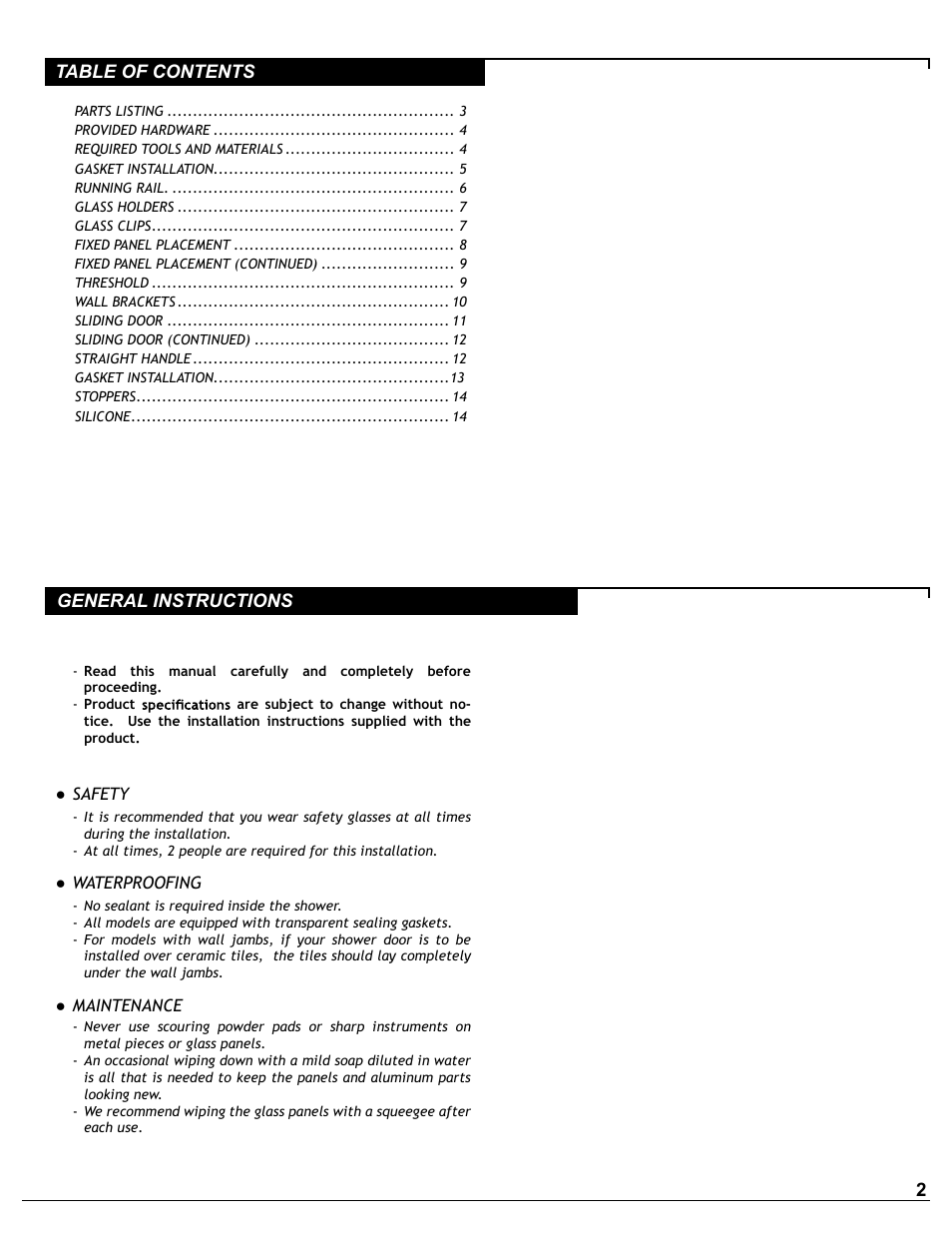Alumax P-DR1WT-60 User Manual | Page 2 / 14