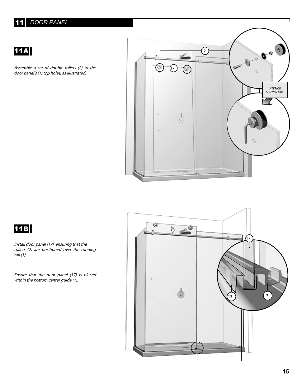 11a 11b | Alumax P-DR2W-48-60-CRP User Manual | Page 15 / 18