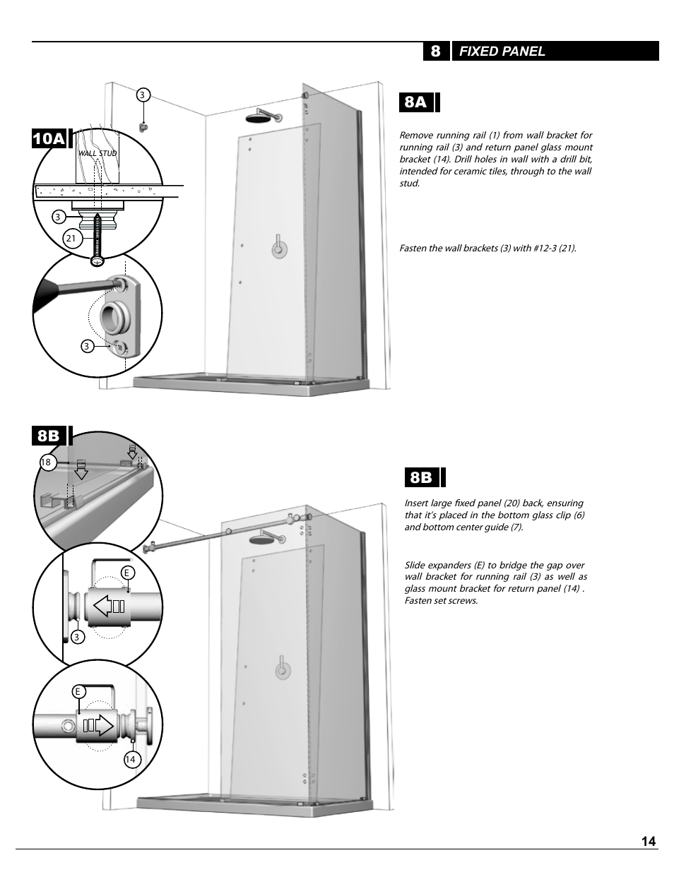 8a 8, 8b 10a 8b | Alumax P-DR2W-48-60-CW User Manual | Page 14 / 19