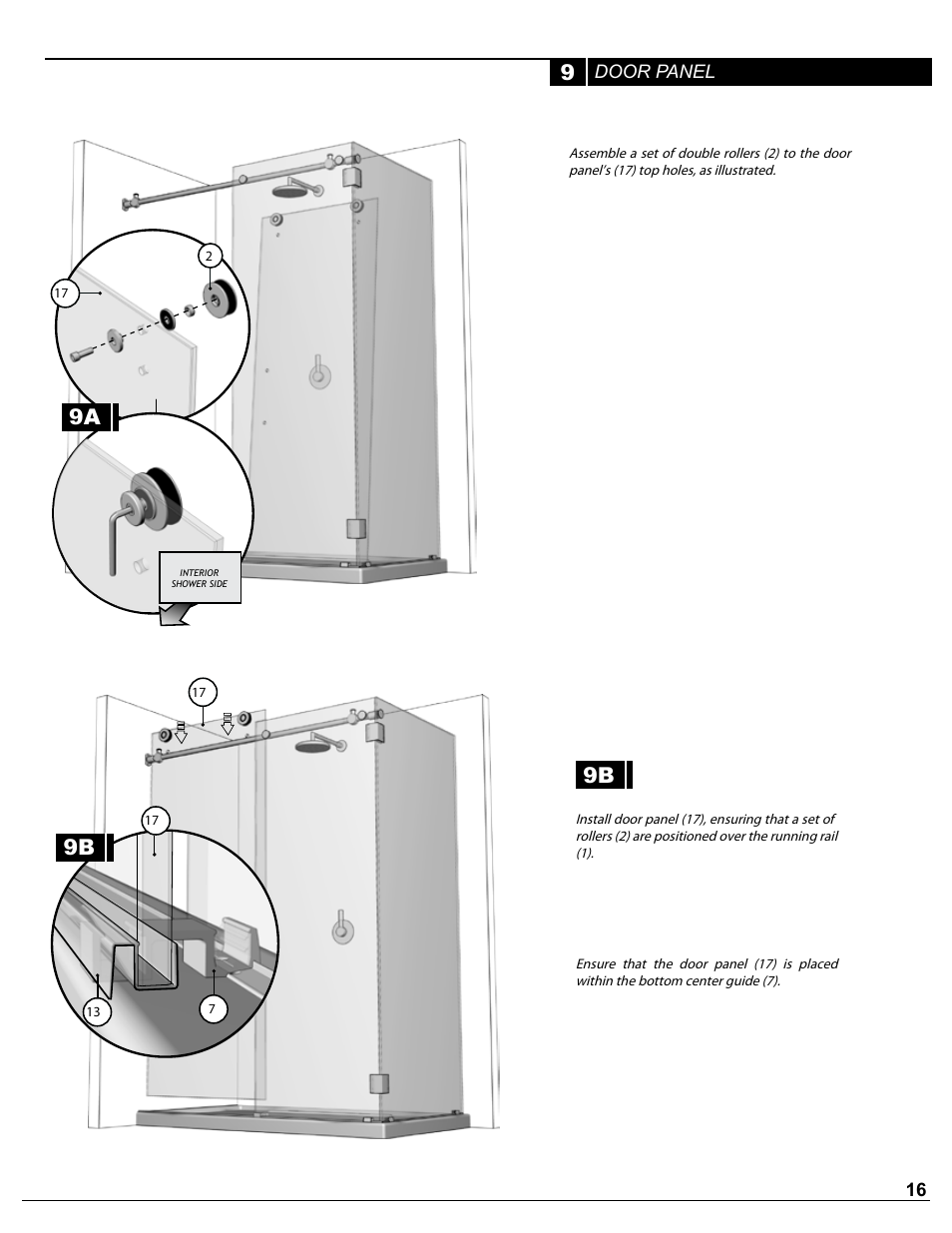 9b 9a | Alumax P-DR2W-48-60-CW User Manual | Page 16 / 19