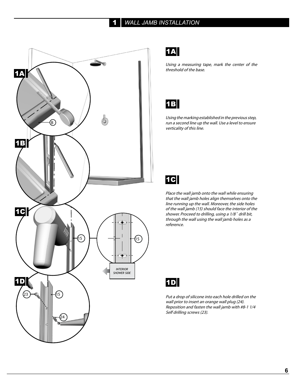 1c 1d | Alumax P-DR2W-48-60-CW User Manual | Page 6 / 19