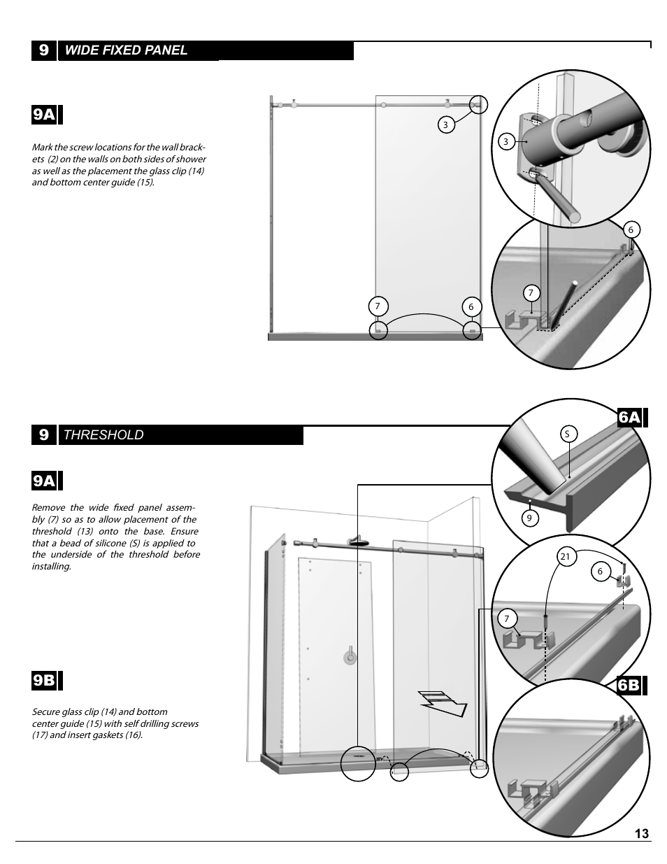 9a 9b | Alumax P-DR2W-72-CRP User Manual | Page 13 / 19