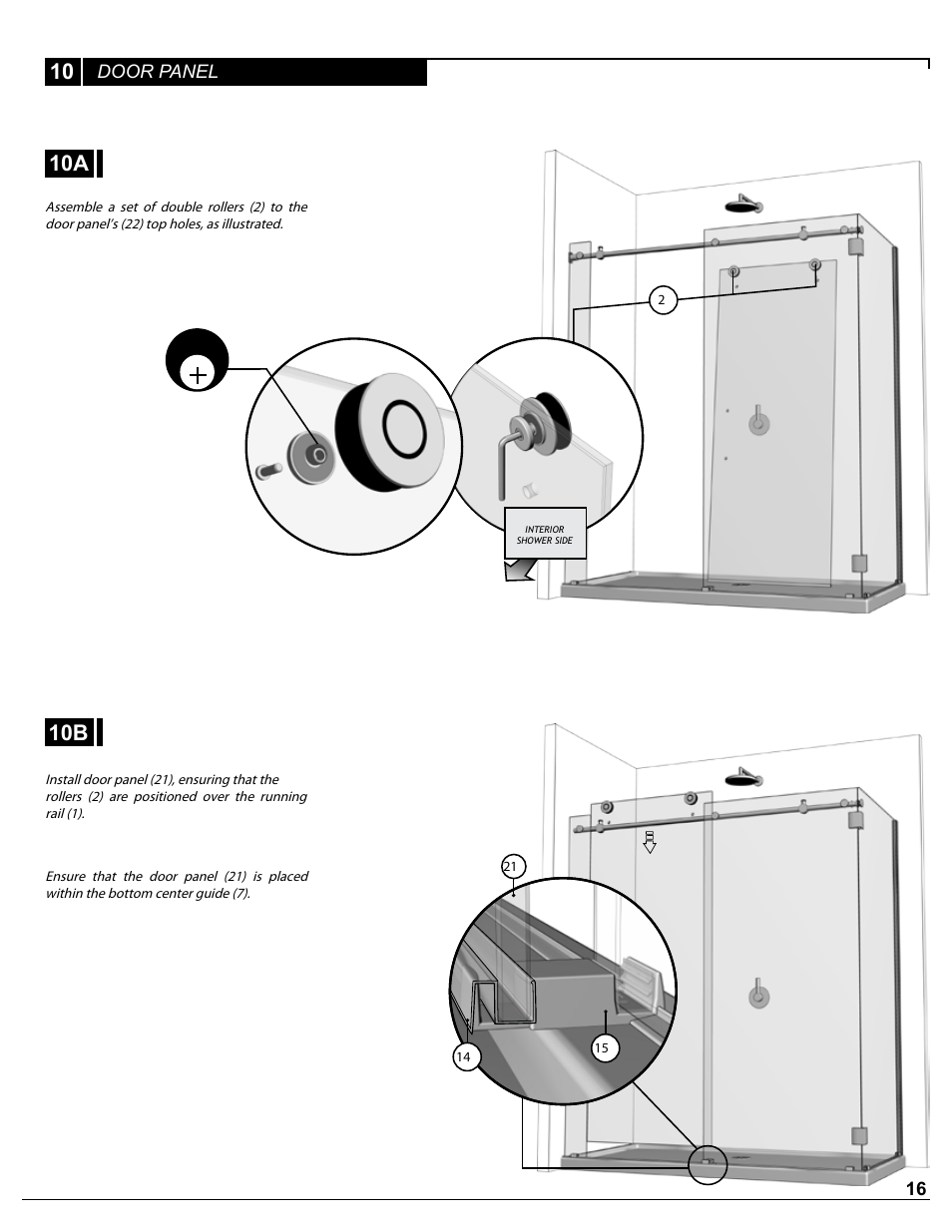 10a 10b | Alumax P-DR2W-72-CW User Manual | Page 16 / 19