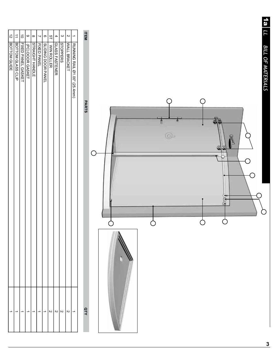 3bill ll of ma terials, Ab s l 6 6 - 1 8 l | Alumax P-DRC1Y User Manual | Page 3 / 26