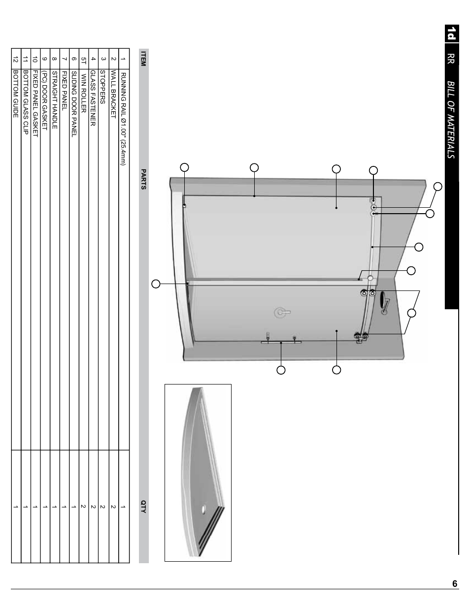 Rr bill of ma terials | Alumax P-DRC1Y User Manual | Page 6 / 26
