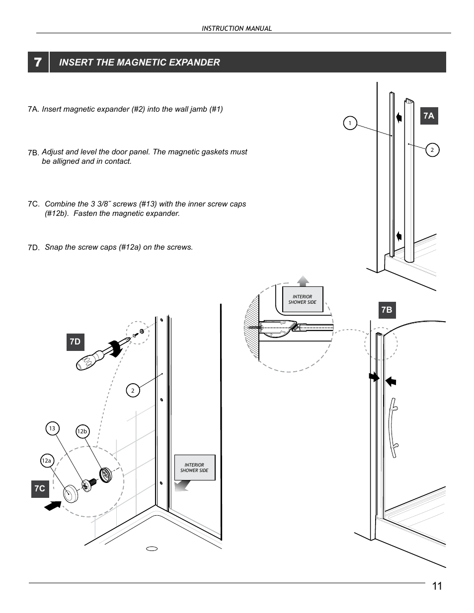 Insert the magnetic expander | Alumax M-90X User Manual | Page 11 / 13