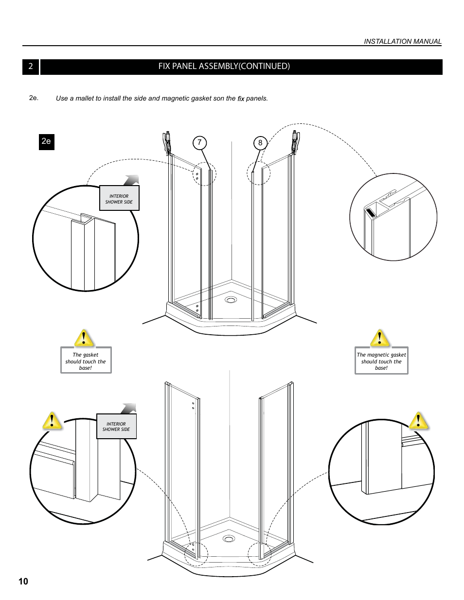 Fix panel assembly(continued) 2 | Alumax M-94Z User Manual | Page 10 / 28