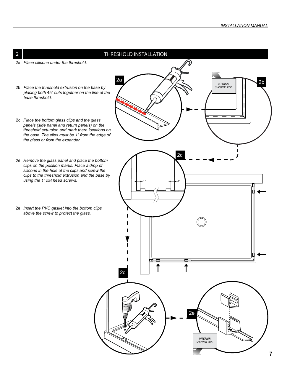 27 threshold installation | Alumax M-PD93X User Manual | Page 7 / 13