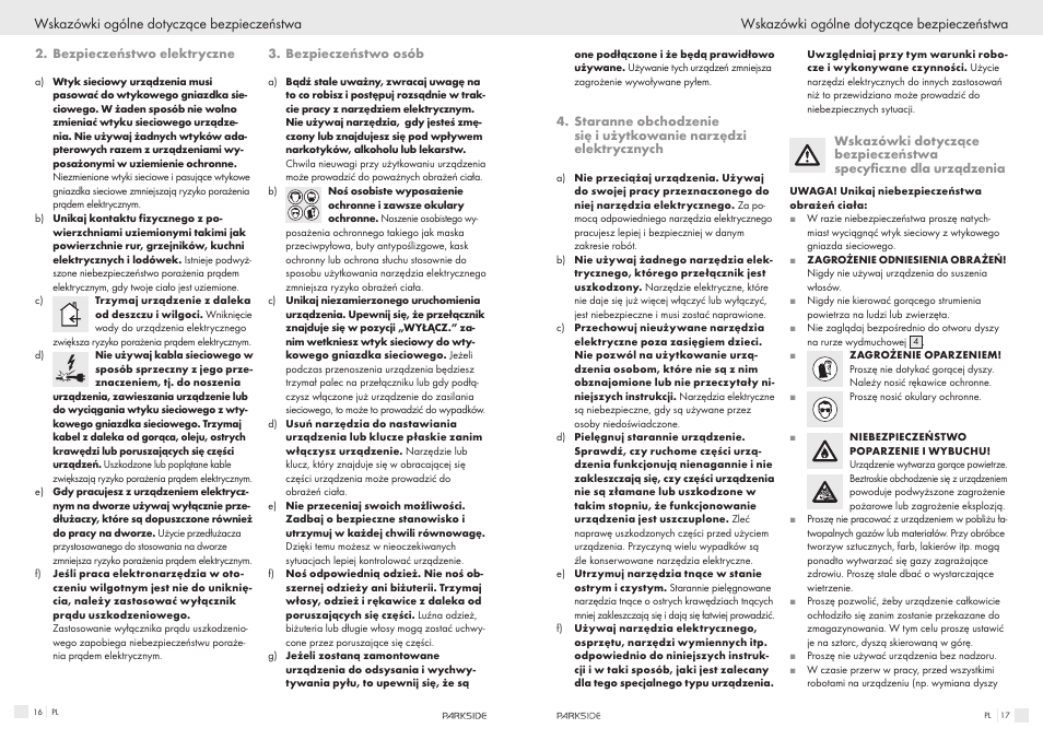Parkside PHLG600 User Manual | Page 9 / 35
