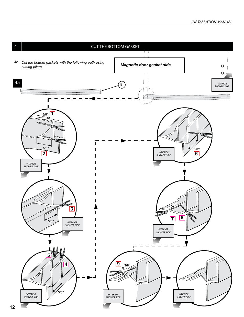 Cut the bottom gasket | Alumax M-R94Z User Manual | Page 12 / 26