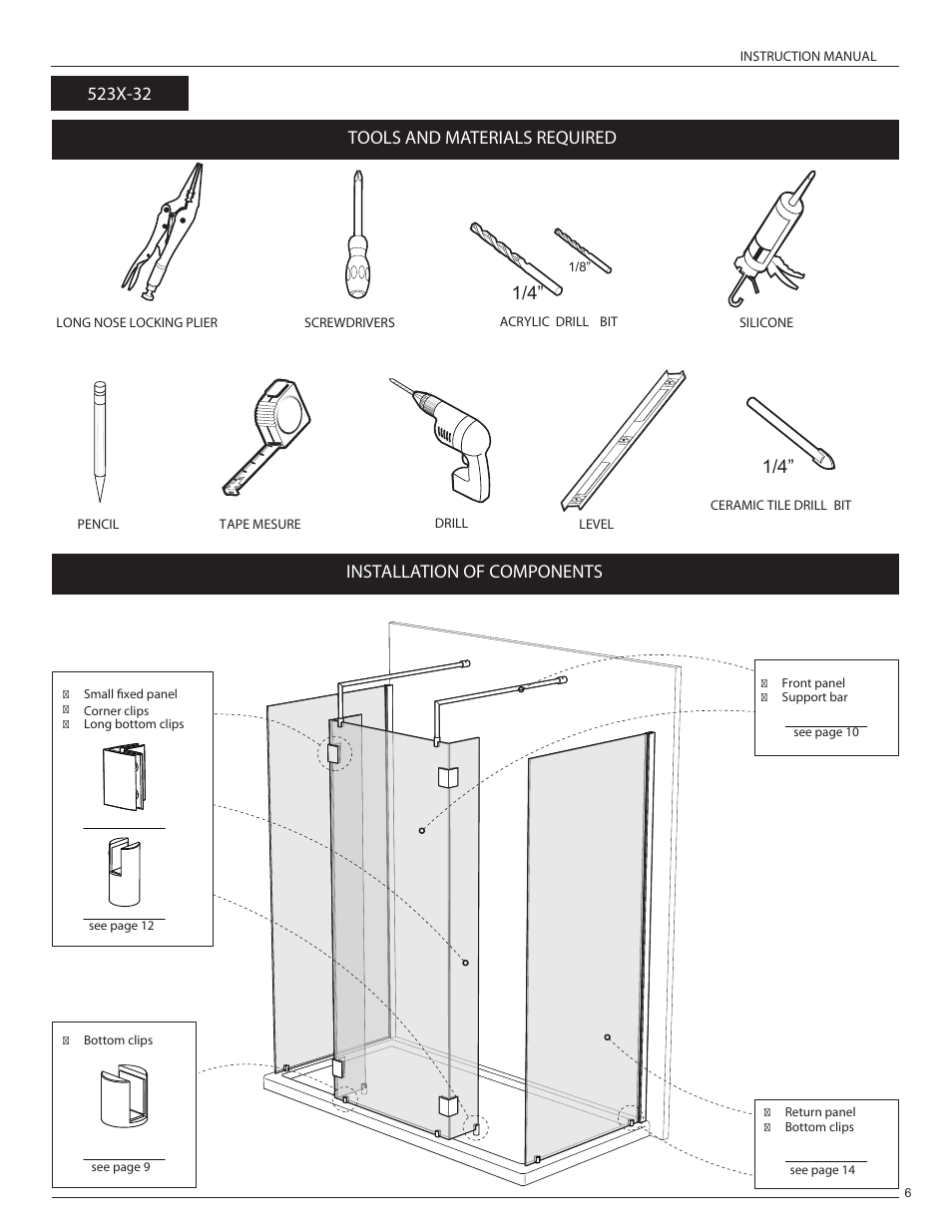 Tools and materials required | Alumax L-523 User Manual | Page 9 / 19